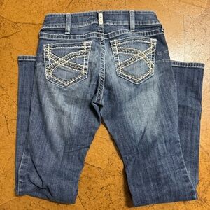 Ariat Women's Boot Cut Jeans in Dark Blue. Size 29R